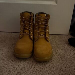 Timberland Honey Leather Moto Boots